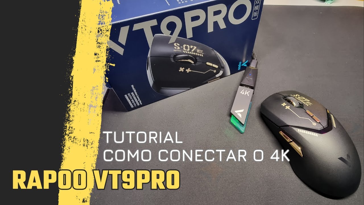 TUTORIAL CONECTAR 4K RAPOO VT9PRO