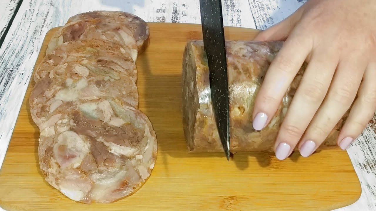 Вкуснее любой КОЛБАСЫ из магазина! Всё гениальное просто! Зельц в бутылке!