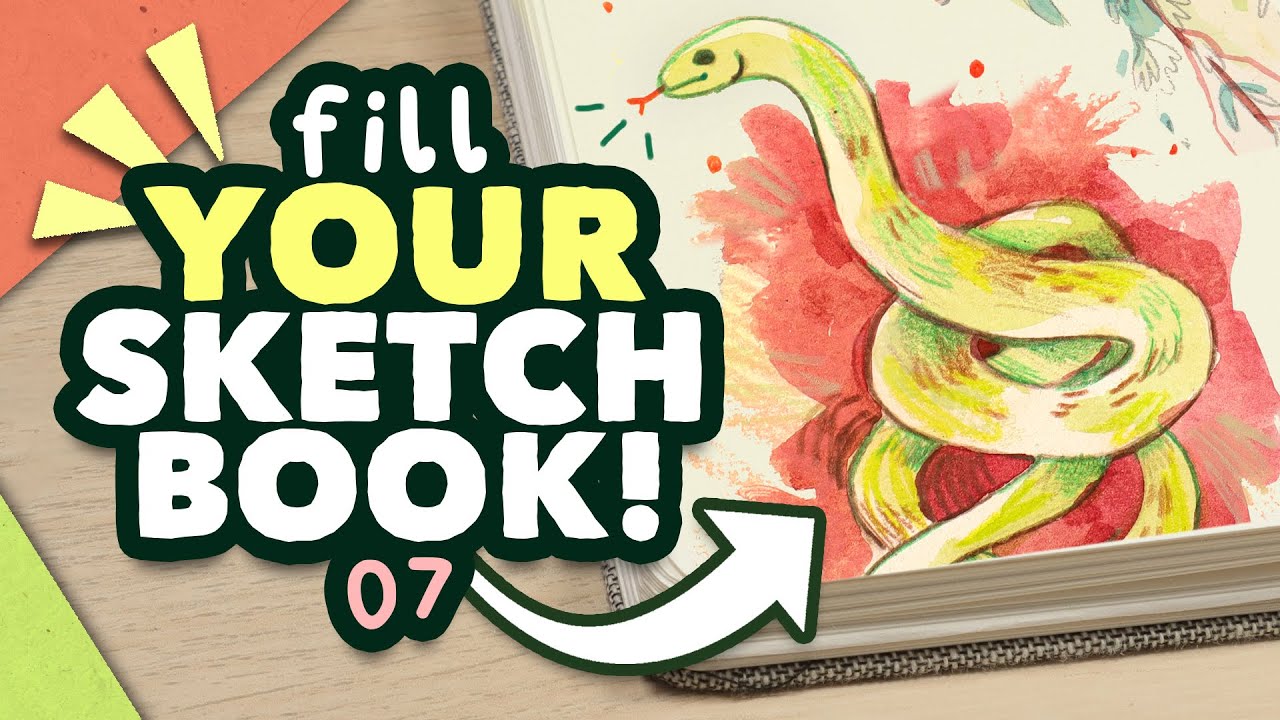 how to FILL YOUR SKETCHBOOK // episode 07 - birds & snakes