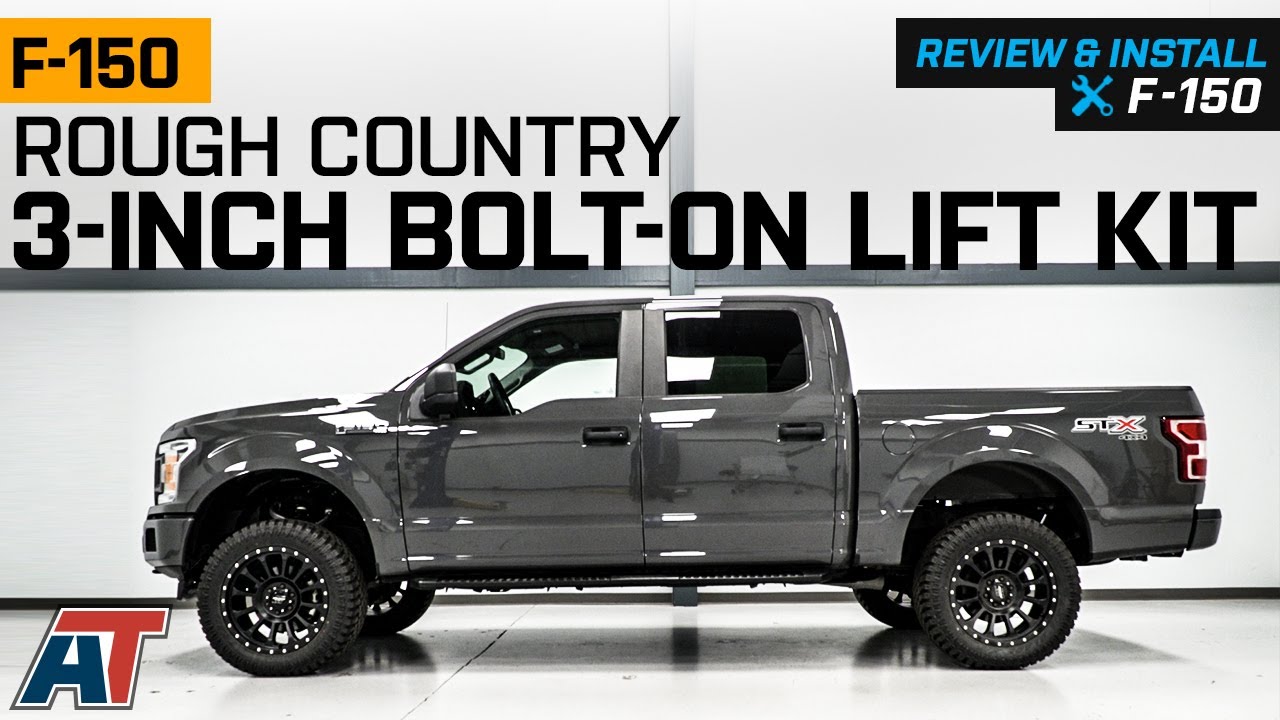 2014-2020 F-150 Rough Country 3-Inch Bolt-On Upper Control Arm Suspension Lift Kit Review & Install