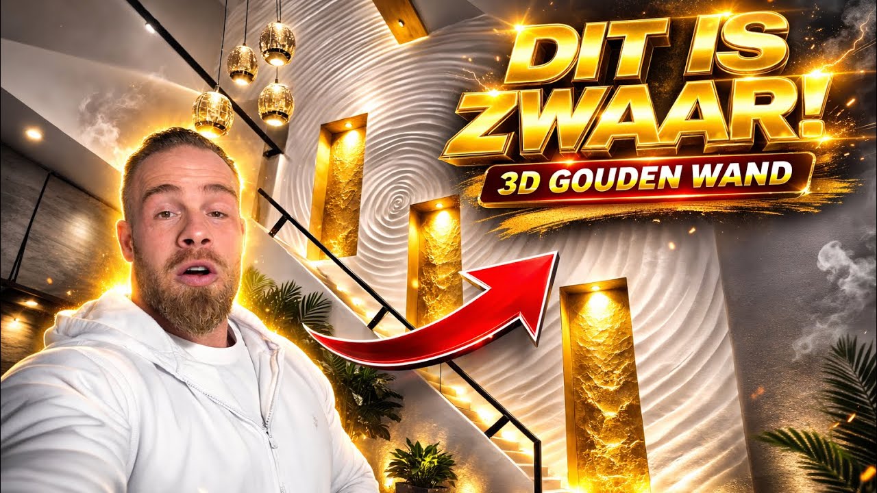 De duurste 3D wand die ik ooit heb gemaakt....Dit slokt al mijn energie op