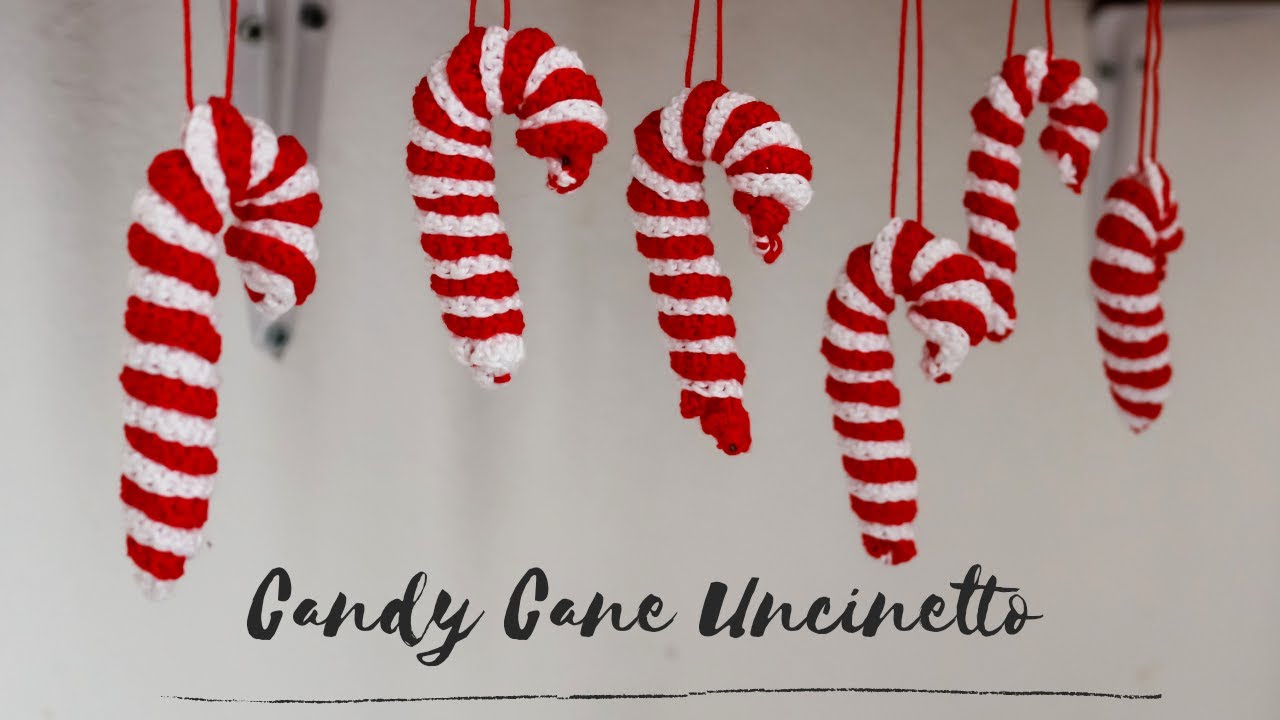 Candy cane (Bastoncino di zucchero) | Uncinetto TUTORIAL