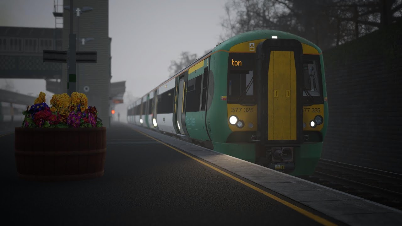 Train Cab Ride | Lewes – Brighton | Misty Morning Rush | Class 377/3