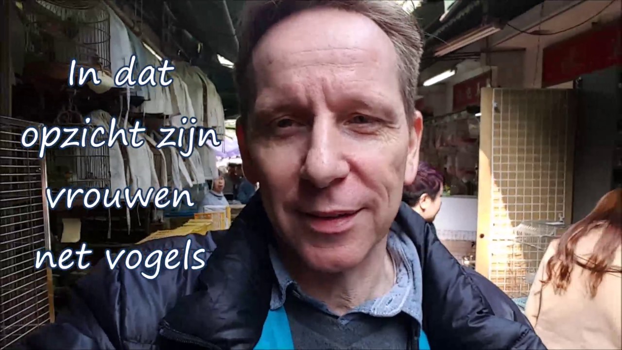 Bezoekje aan de vogelmarkt in Hong Kong