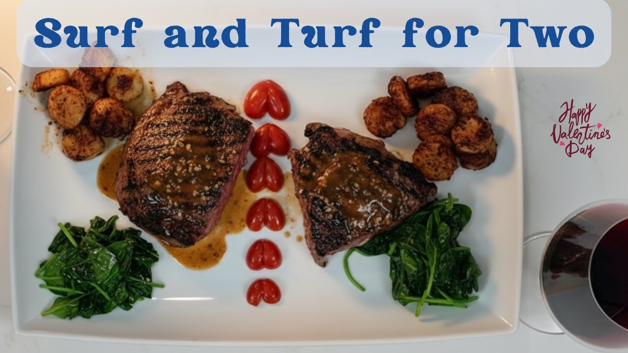 Surf and Turf for Two | 20‑Minute Strip Steak & Sea Scallops (Cookin’ with Norma)