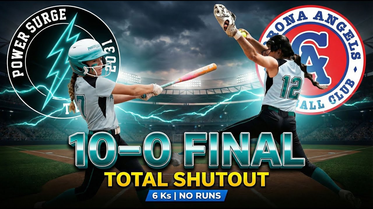 POWER SURGE 12U (TEAGUE) vs. CORONA ANGELS 12U (FTS) | PPSN - SPORTS NETWORK REPLAY