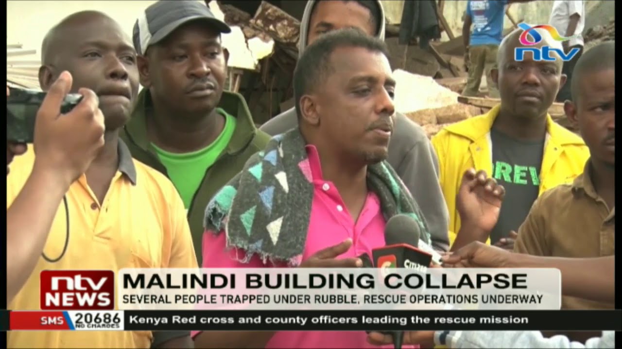One dead, 8 injured after building collapses in Malindi