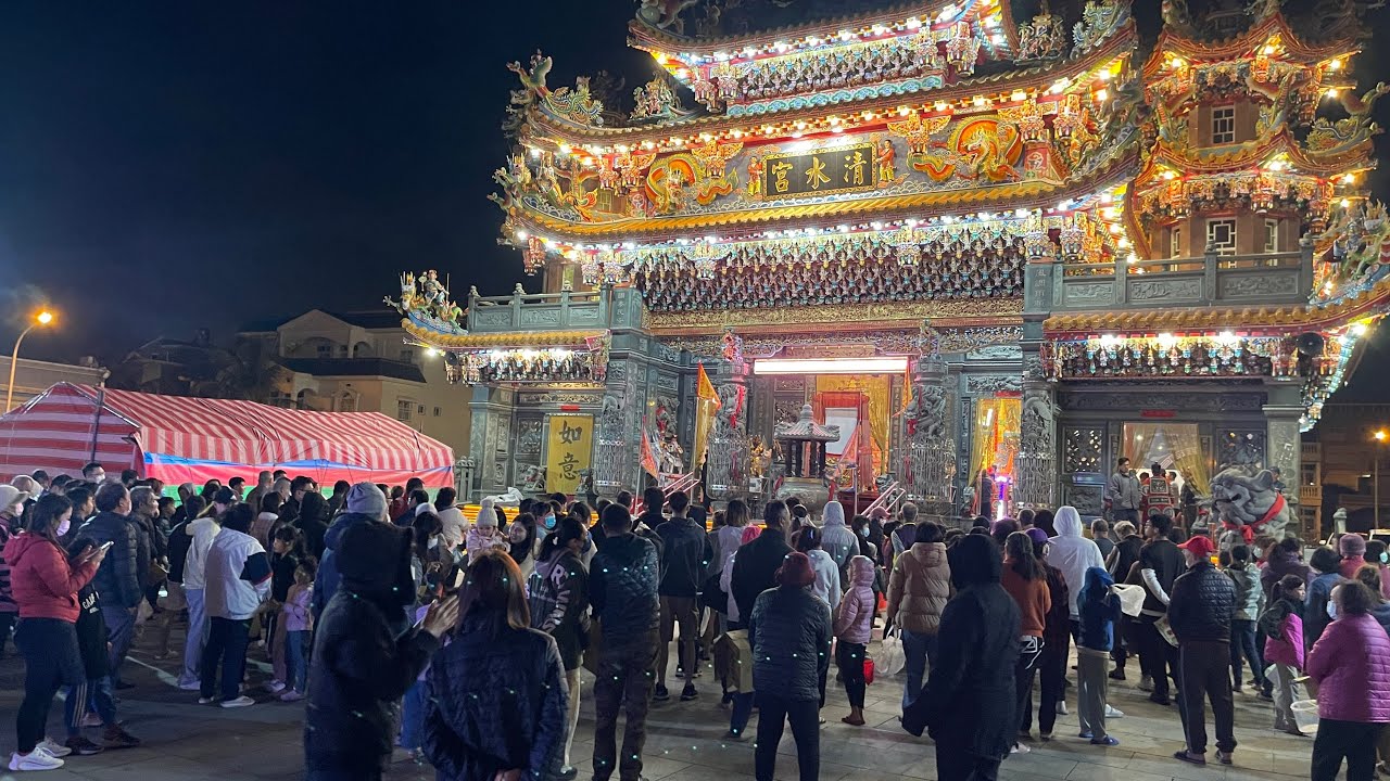 鐵線清水宮  道士大展道法布施-分燈捲簾