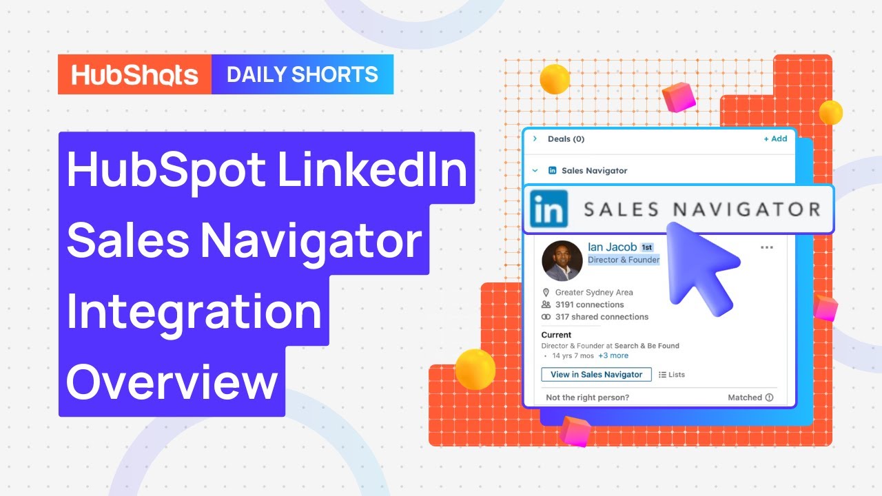 HubSpot LinkedIn Sales Navigator Integration Overview