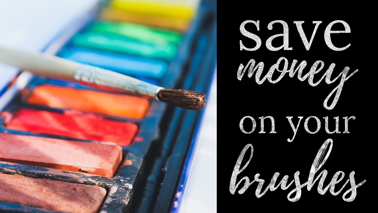 Watercolor Brush Care Tips - Save Money on Your Watercolor Supplies