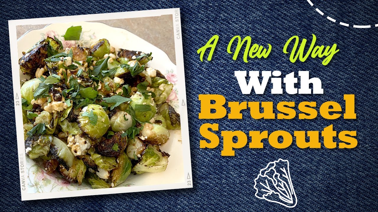 Sauteed Brussels Sprouts with Feta and Pine Nuts | You Won't Believe Sprouts Can Taste this Good!