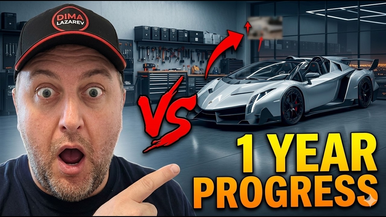 Lamborghini Veneno Replica, Befor and After, Handmade, Home build sportcar.
