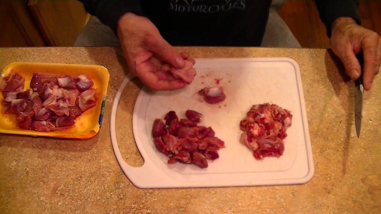 How to clean Gizzards and Hearts