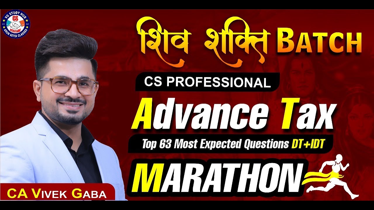 🔴CS PROFESSIONAL MOST EXPECTED DT + IDT QUESTIONS MARATHON🔴 | December 2023 | CA Vivek Gaba
