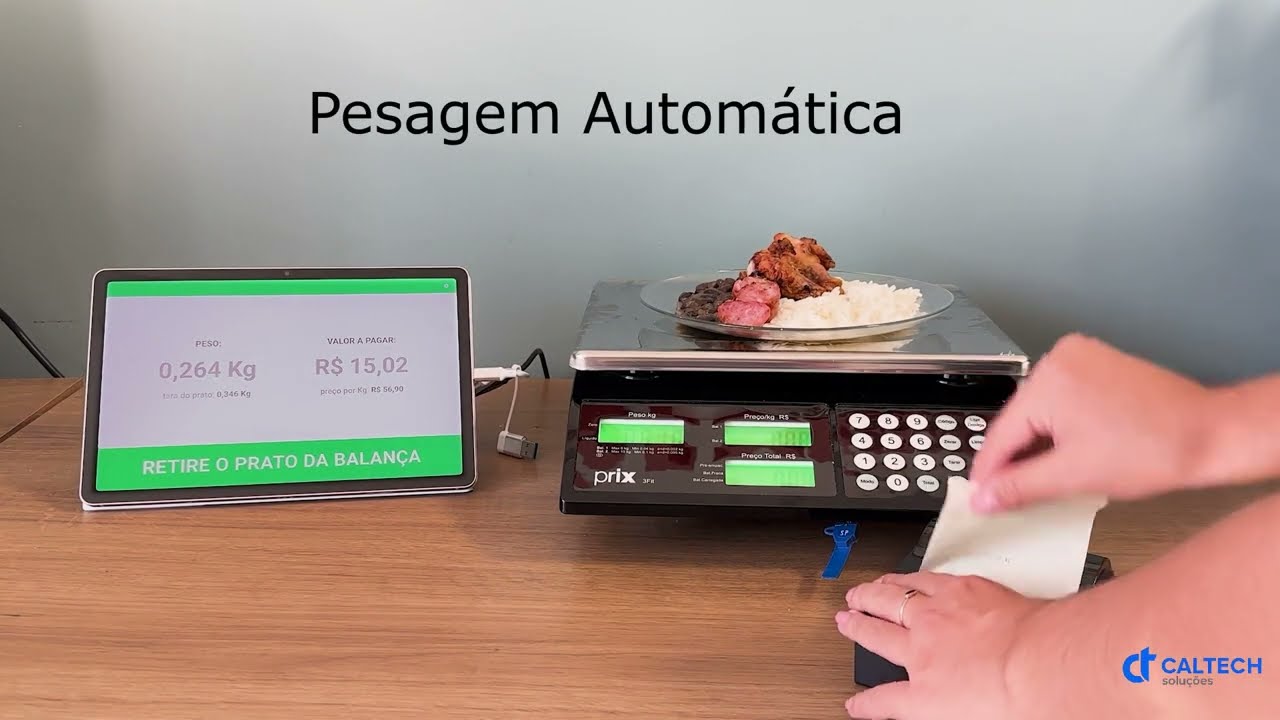 Balan&ccedil;a Autom&aacute;tica no PDV, Integra&ccedil;&atilde;o para Bares e Restaurantes com PDV+ da Caltech