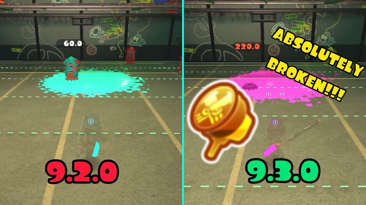 Splatoon 3 9.3.0 Vs 9.2.0 Balance PATCH COMPARISON!