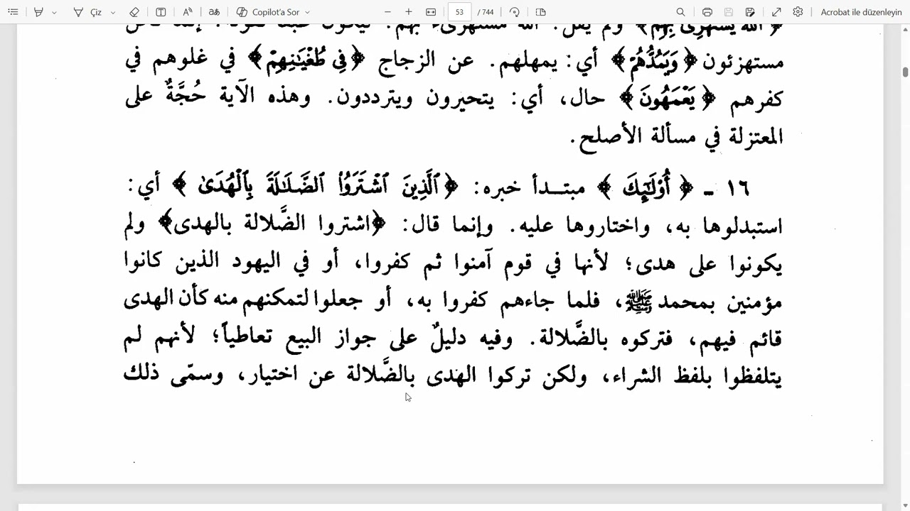Nesefi Tefsiri (Bakara Suresi12)