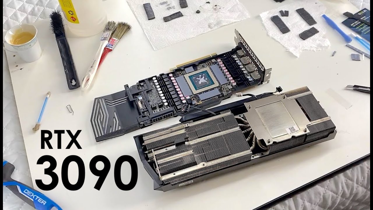 Como Trocar Thermal Pad e Pasta Térmica da Placa de Vídeo 3090 Zotac RTX 24gb Tutorial