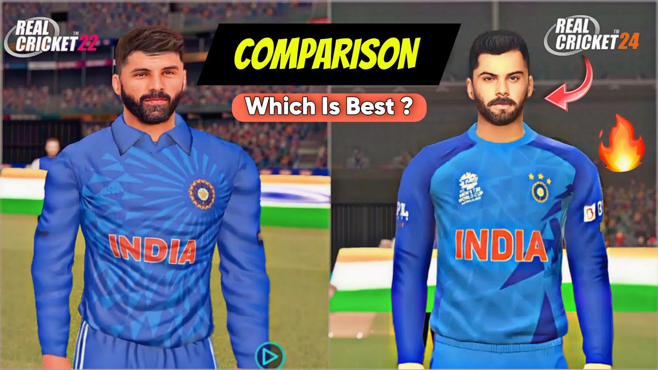 Top 10 Differences Between RC22 & RC24 | @RealCricket