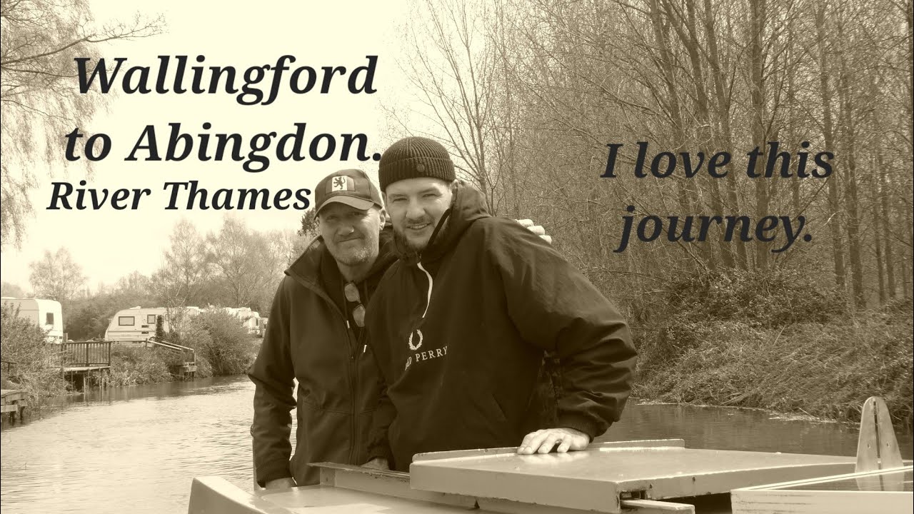 What a journey! I get to Abingdon. River Thames by narrowboat.#565