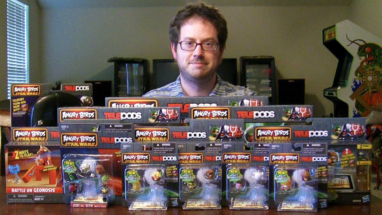 Angry Birds Star Wars Telepods Toy Collection Vlog