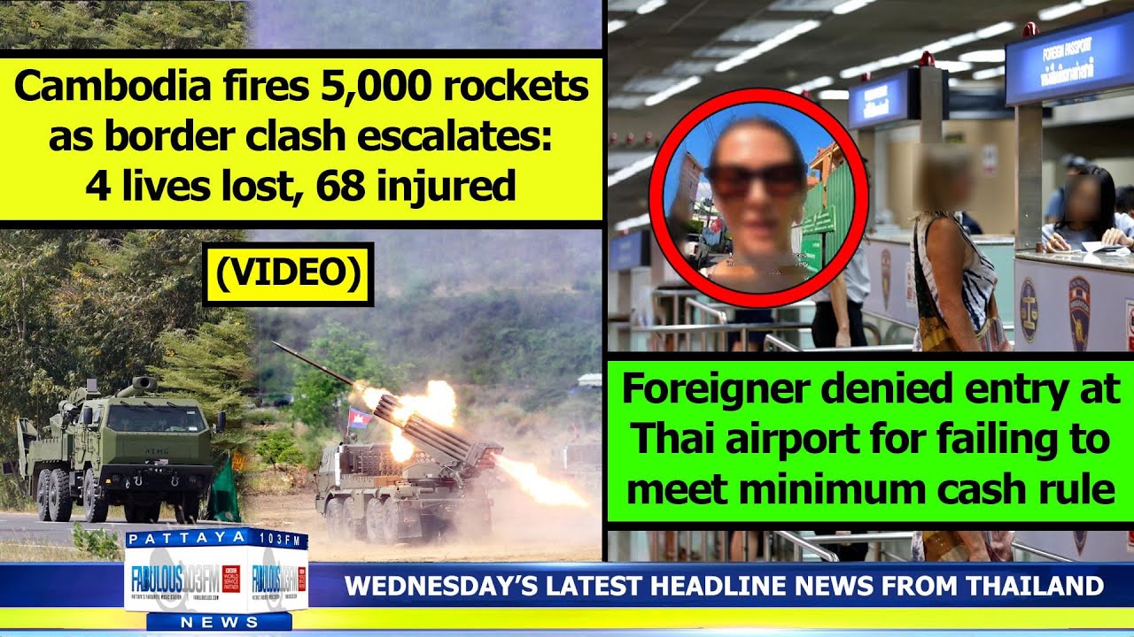 VERY LATEST NEWS FROM THAILAND in English (10 December 2025) from Fabulous 103fm Pattaya