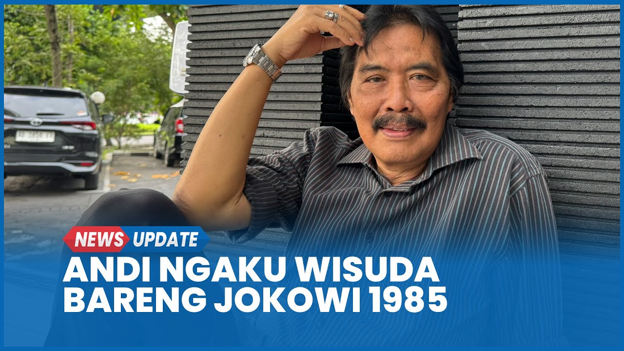 Sosok Andi Pramaria Teman Kuliah Jokowi Ngaku Wisuda Bareng Tahun 1985