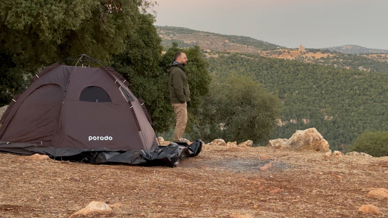 Camping in Jordan Ajloun |  تخيم في شمال الأردن