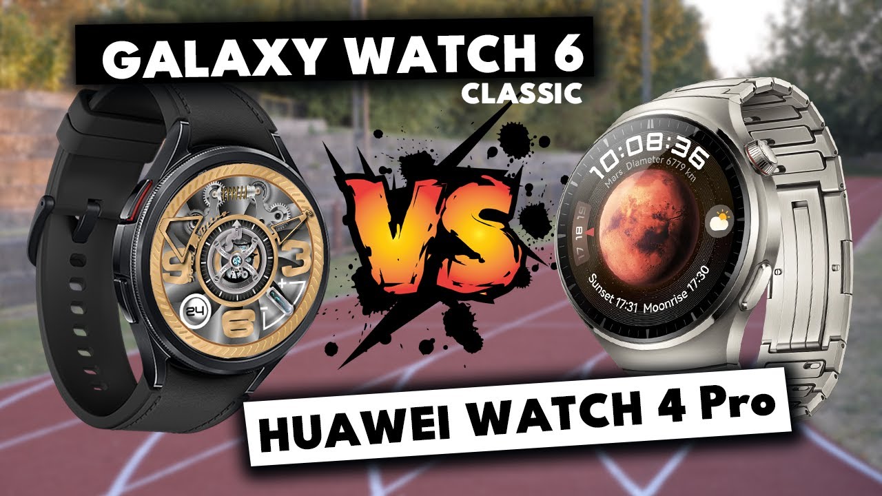 SAMSUNG Galaxy Watch 6 Classic VS Huawei Watch 4 Pro | Porównanie