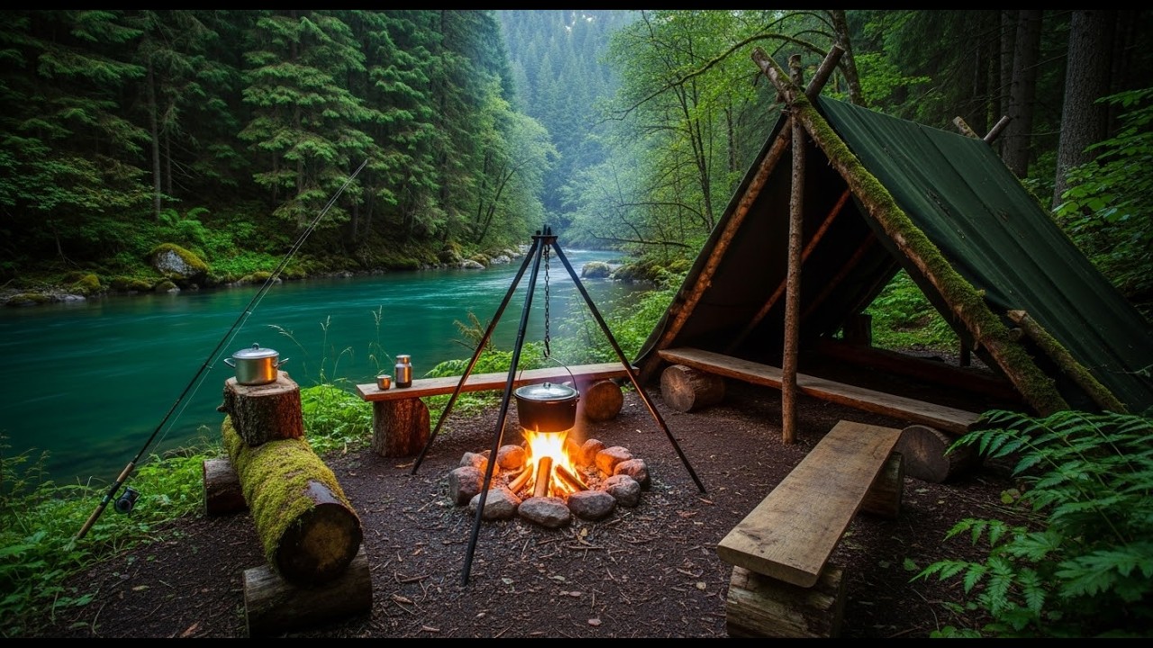 Jungle River Adventure – Fishing, Camping, Cooking & Sleeping Under the Stars