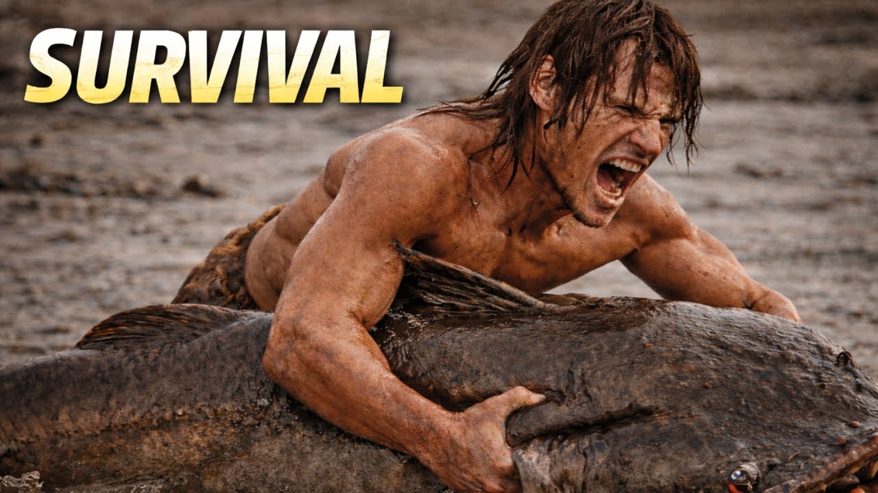 Prehistoric Life | Humans Face a Giant Catfish.