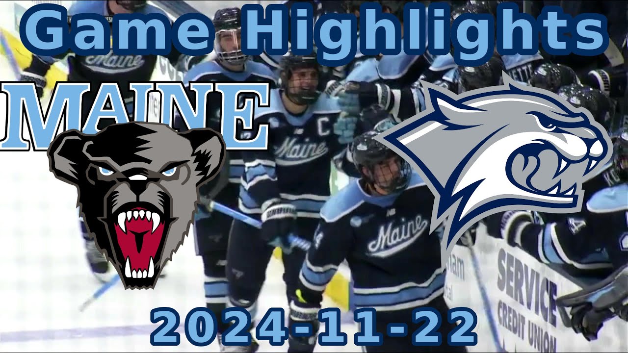 Maine at UNH 2024-11-22 Game Highlights
