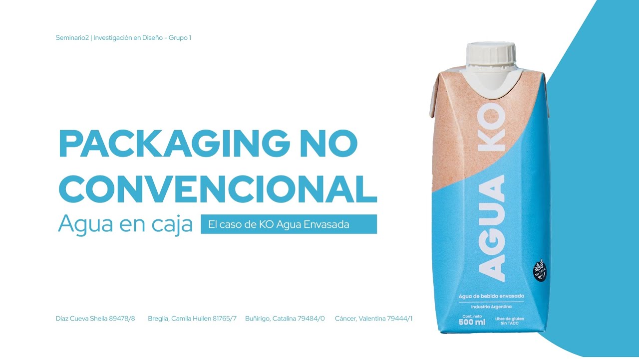 Packaging no convencional: agua en caja | E1 2024