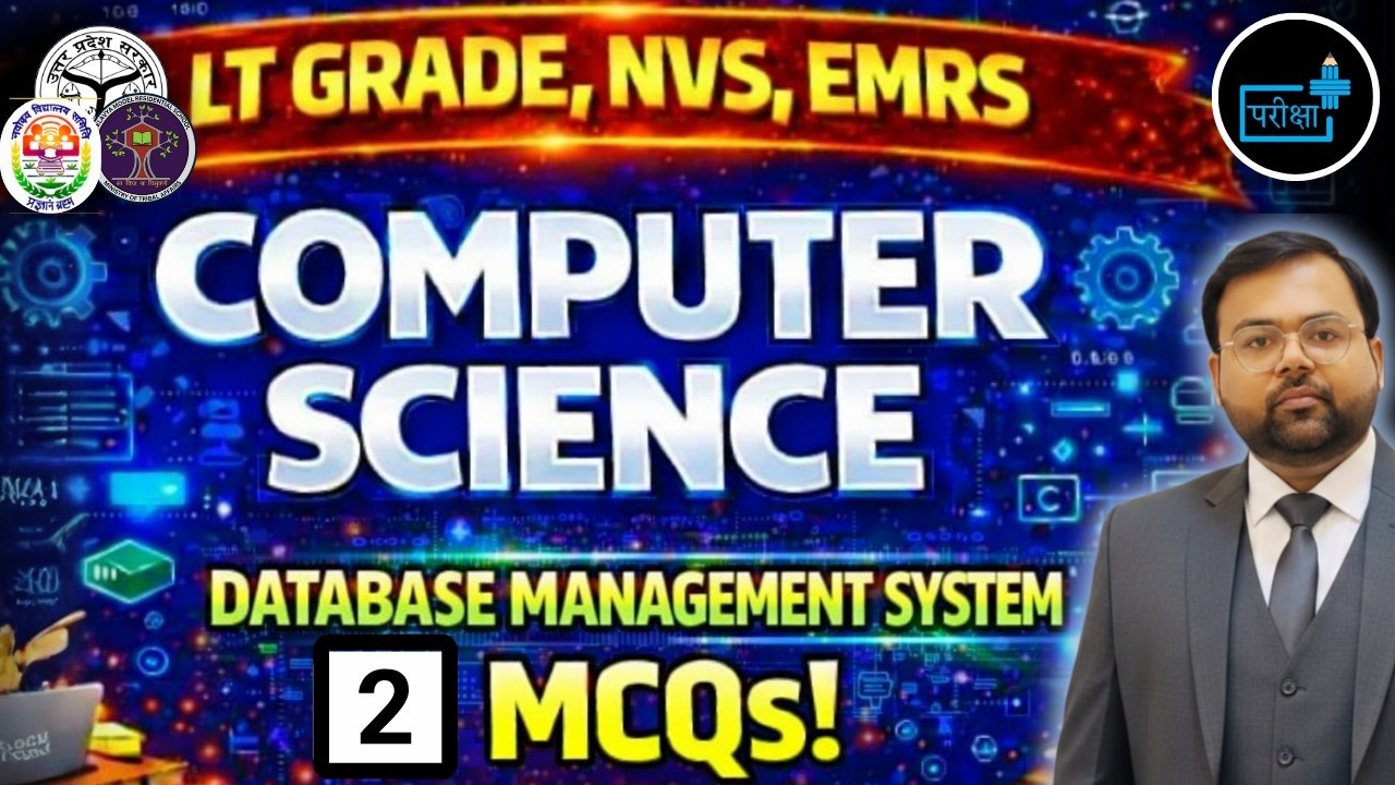 DBMS Important MCQs | Database Management System Questions-2 | LT Grade NVS EMRS Computer Science