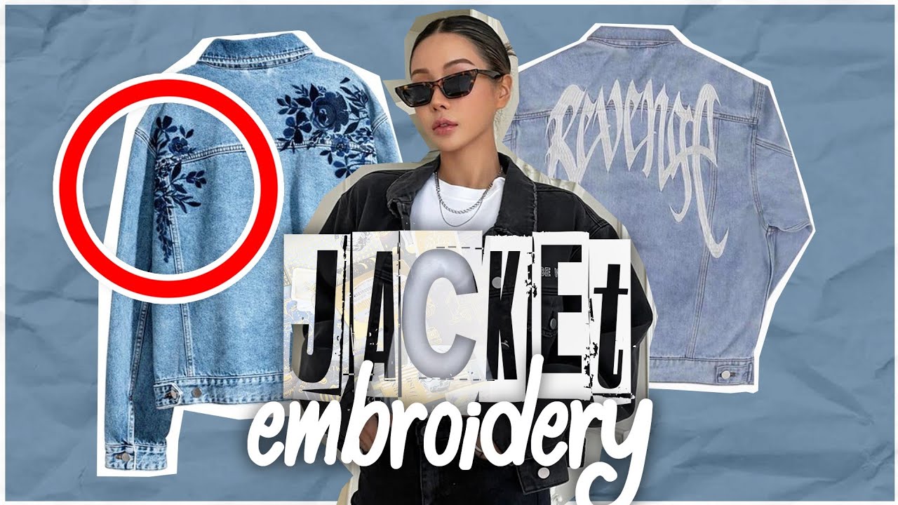 DIY Denim Jacket Embroidery | The Tall Tailor