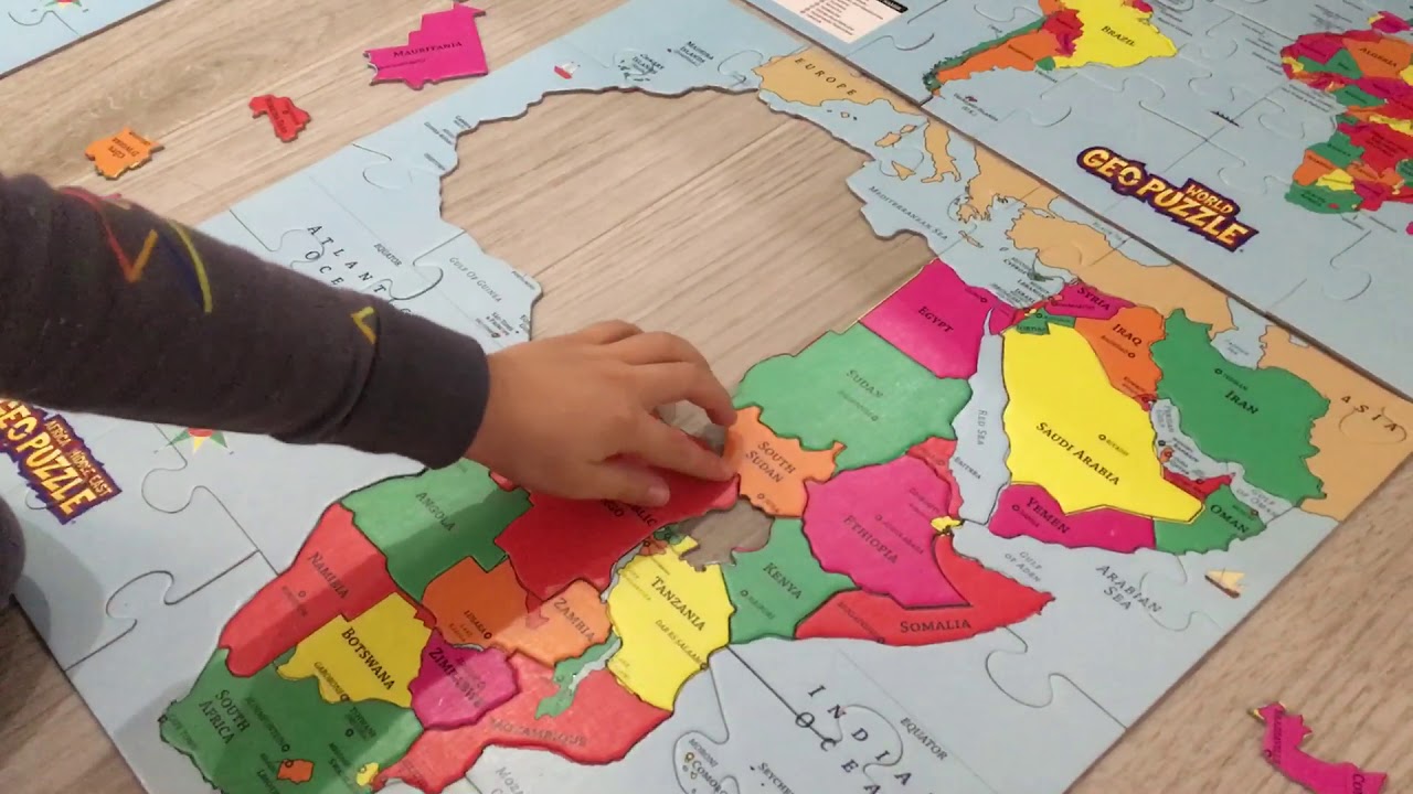 Africa Puzzle (GEO Puzzle) 💜