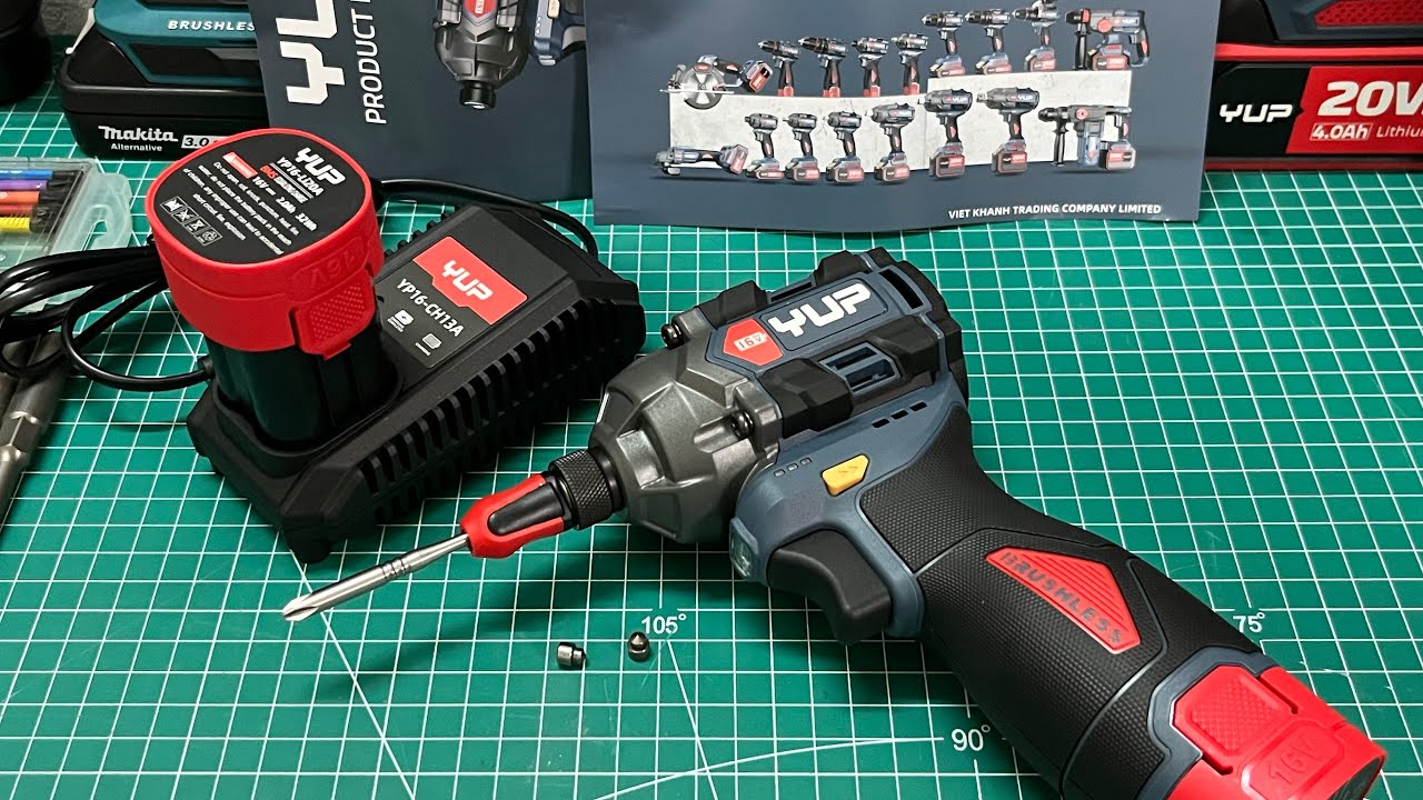 Test máy bắn vít Yupai 16V – Mạch KSHZ, cò mượt | Lực 150Nm đủ dùng ?