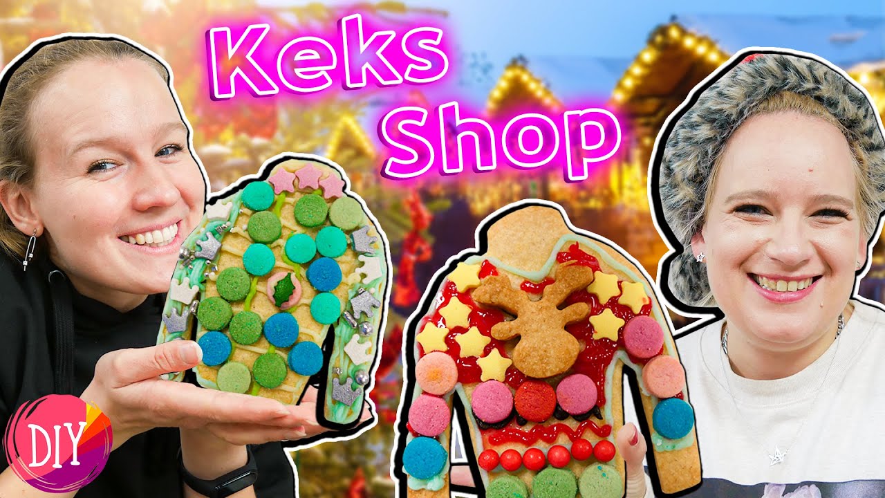 KEKSE DEKORIEREN AUF DEM WEIHNACHTSMARKT! Süßer neuer Shop mit DIY Workshop