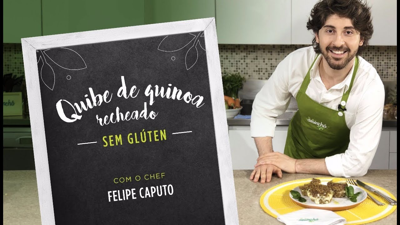 Quibe de quinoa recheado sem glúten - com o chef Felipe Caputo
