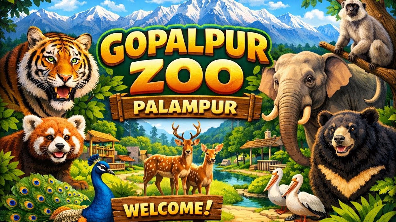 🐯 Gopalpur Zoo Palampur Vlog | Mini Jungle in Himachal!