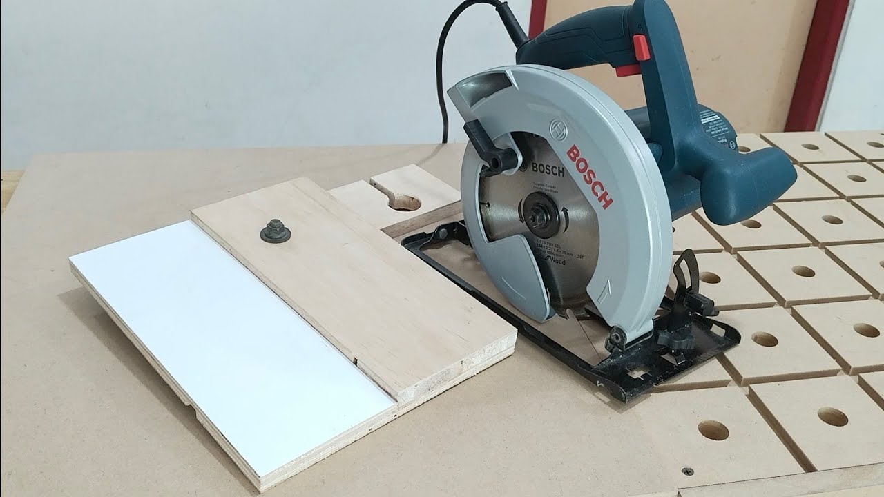 Multi angle circular saw jig #woodworking