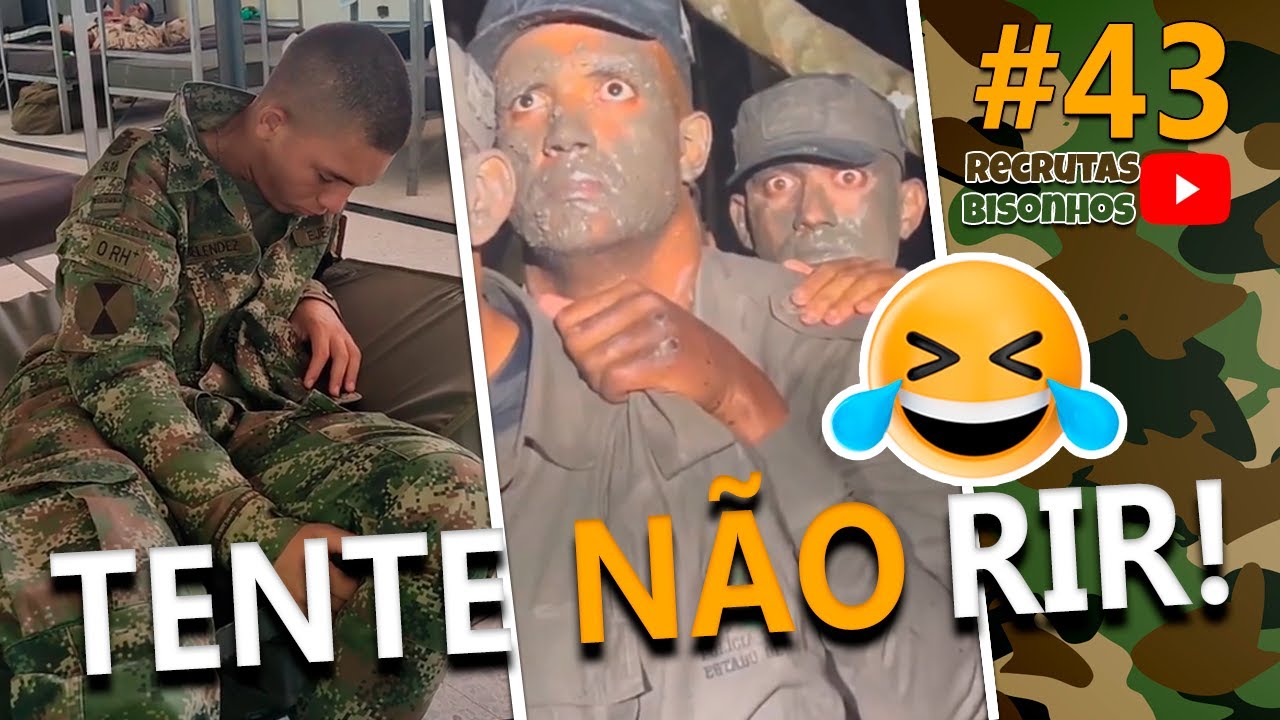 TENTE NÃO RIR - Recrutas Bisonhos do Exercito Brasileiro #43 - Melhores Memes e Vídeos Engraçados