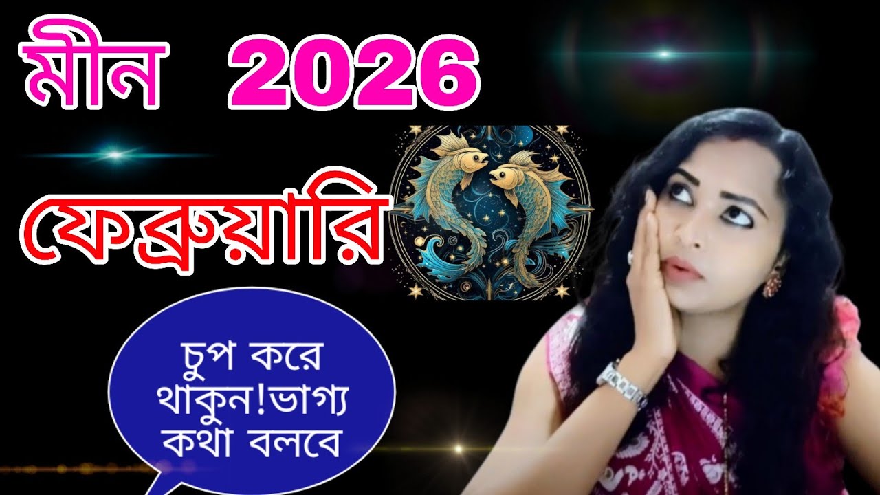 মীন রাশি ফেব্রুয়ারি 2026 রাশিফল। meen rashifal february 2026। pisces february 2026