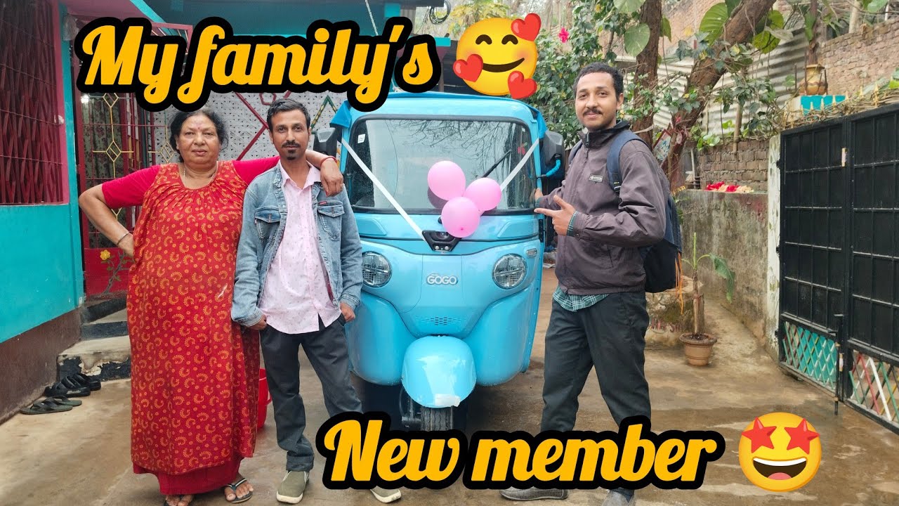 Finally we bought our own vehicle.