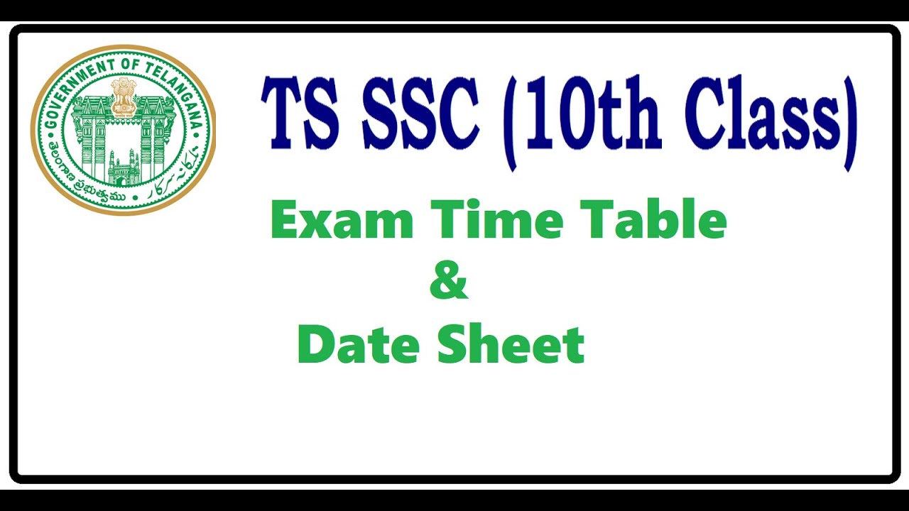 ts ssc time table june 2020