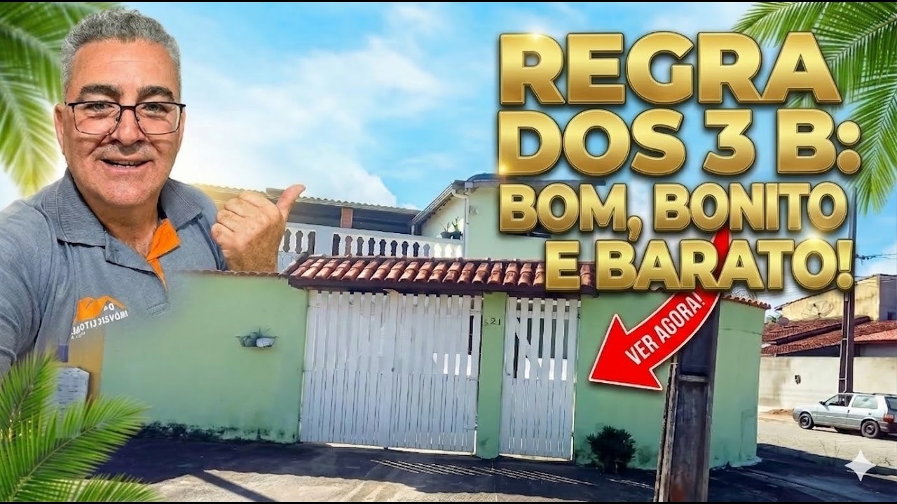 Lazer e Privacidade: A Casa Ideal para Quem Ama Receber Amigos (Área Gourmet Exclusiva)