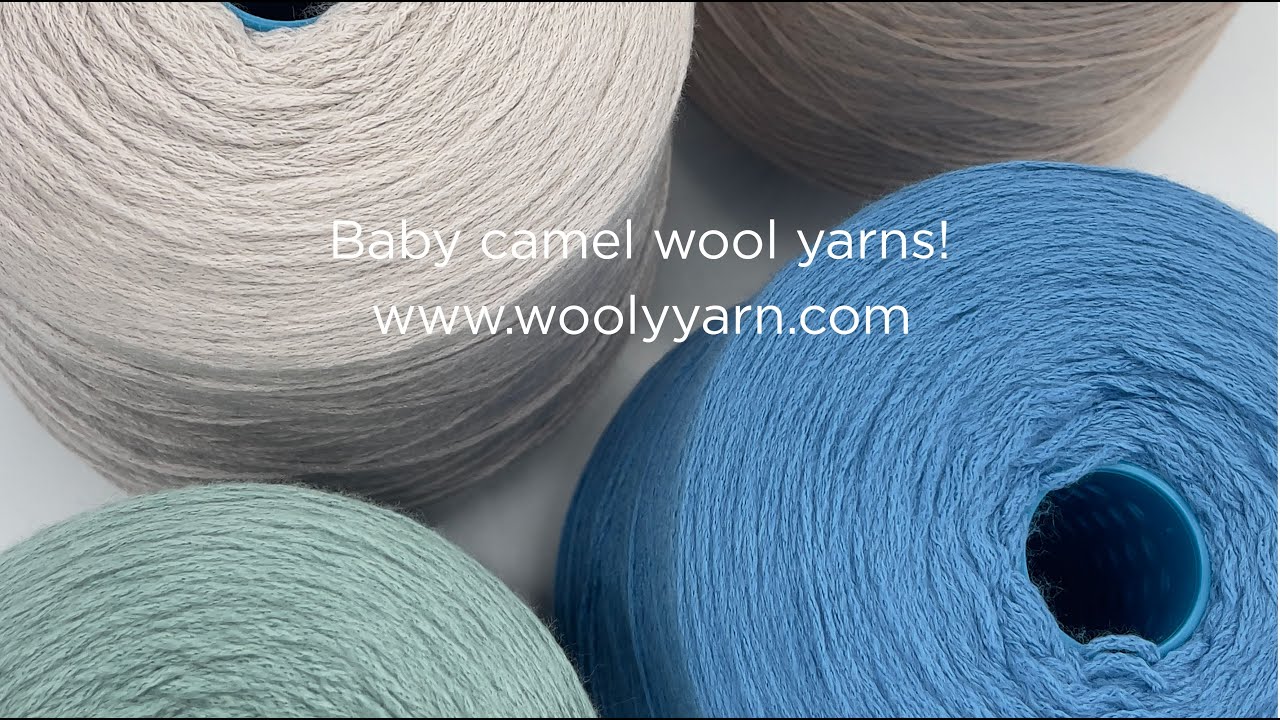 Baby camel wool yarns!