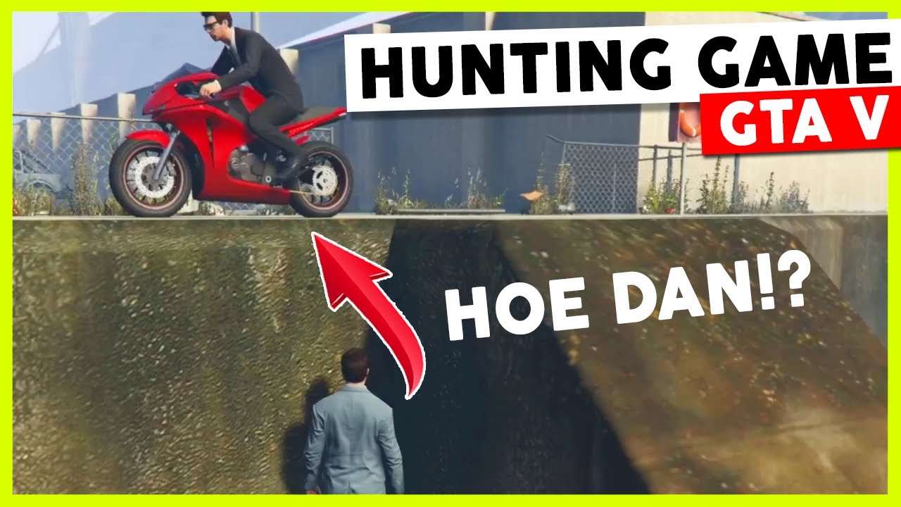 HOE ZAG HIJ MIJ NIET?! (GTA V Hunting Game)