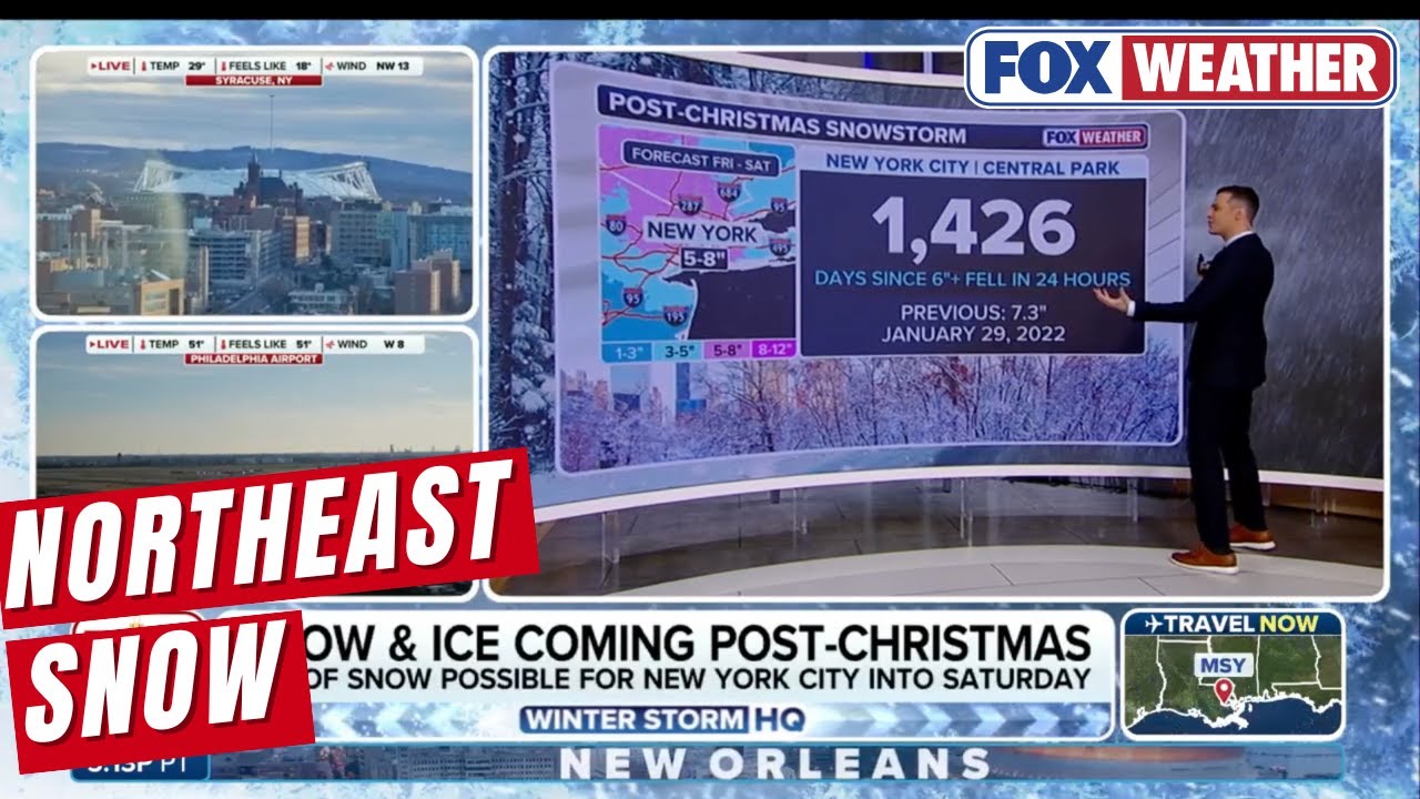 Northeast Threatened By Impactful Snow And Ice Shot Spawning Winter Storm Alerts Across The Region