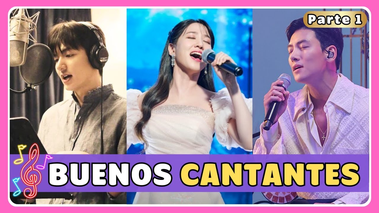 🎤20 ACTORES COREANOS que SORPRENDIERON CON SU TALENTO PARA EL CANTO (Parte 1)